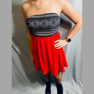 Emerald Sundae Strapless Dress Medium